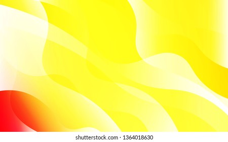 Wave Abstract Background. For Business Presentation Wallpaper, Flyer, Cover. Vector Illustration with Color Gradient