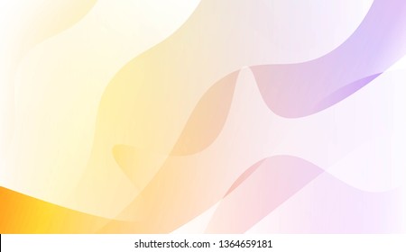 Wave Abstract Background. For Business Presentation Wallpaper, Flyer, Cover. Vector Illustration with Color Gradient