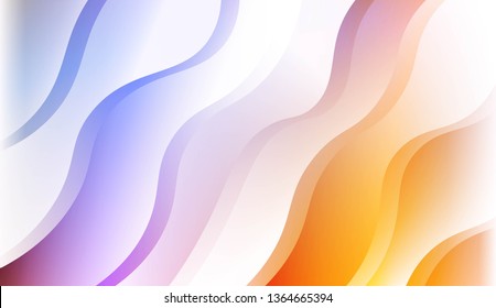 Wave Abstract Background. For Business Presentation Wallpaper, Flyer, Cover. Vector Illustration with Color Gradient