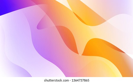 Wave Abstract Background. For Business Presentation Wallpaper, Flyer, Cover. Vector Illustration with Color Gradient