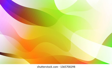 Wave Abstract Background. For Business Presentation Wallpaper, Flyer, Cover. Vector Illustration with Color Gradient
