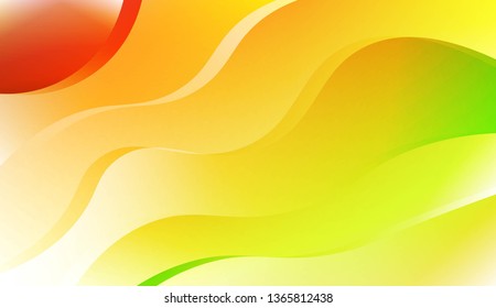 Wave Abstract Background. For Business Presentation Wallpaper, Flyer, Cover. Vector Illustration with Color Gradient
