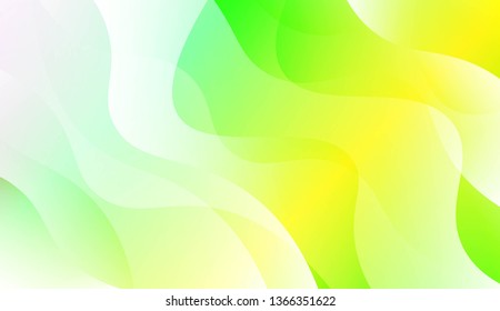 Wave Abstract Background. For Business Presentation Wallpaper, Flyer, Cover. Vector Illustration with Color Gradient