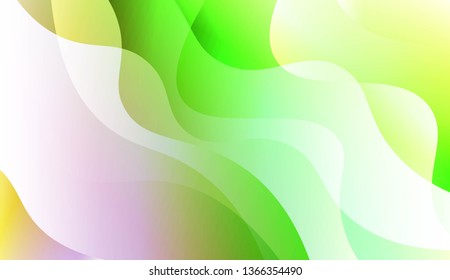Wave Abstract Background. For Business Presentation Wallpaper, Flyer, Cover. Vector Illustration with Color Gradient