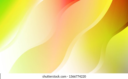 Wave Abstract Background. For Business Presentation Wallpaper, Flyer, Cover. Vector Illustration with Color Gradient