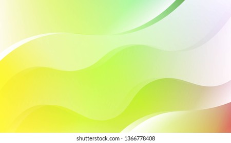 Wave Abstract Background. For Business Presentation Wallpaper, Flyer, Cover. Vector Illustration with Color Gradient