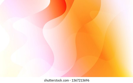 Wave Abstract Background. For Business Presentation Wallpaper, Flyer, Cover. Vector Illustration with Color Gradient