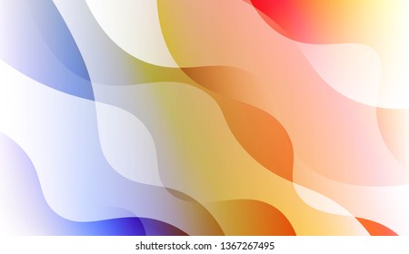 Wave Abstract Background. For Business Presentation Wallpaper, Flyer, Cover. Vector Illustration with Color Gradient
