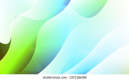 Wave Abstract Background. For Business Presentation Wallpaper, Flyer, Cover. Vector Illustration with Color Gradient