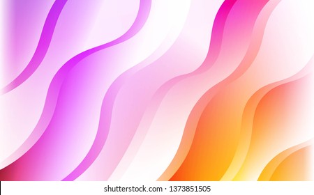 Wave Abstract Background. For Business Presentation Wallpaper, Flyer, Cover. Vector Illustration with Color Gradient