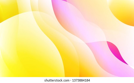 Wave Abstract Background. For Business Presentation Wallpaper, Flyer, Cover. Vector Illustration with Color Gradient