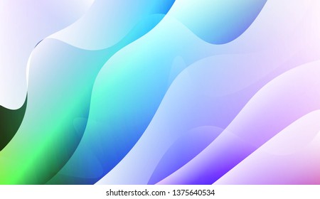 Wave Abstract Background. For Business Presentation Wallpaper, Flyer, Cover. Vector Illustration with Color Gradient