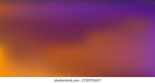 Fondo abstracto de la onda con una combinación de energía mística elegante amarilla, naranja y púrpura oscuro, Ilustración vectorial de desain eps10