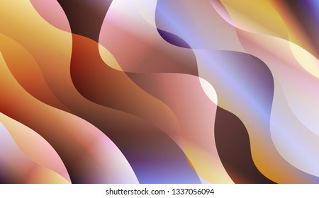 Wave Abstract Background. For Creative Templates, Cards, Color Covers Set. Vector Illustration