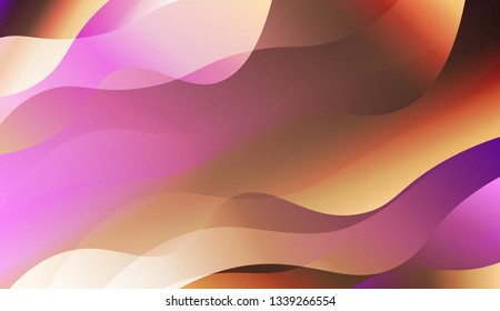 Wave Abstract Background. For Creative Templates, Cards, Color Covers Set. Vector Illustration