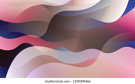 Wave Abstract Background. For Creative Templates, Cards, Color Covers Set. Vector Illustration