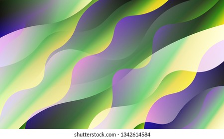 Wave Abstract Background. For Creative Templates, Cards, Color Covers Set. Vector Illustration