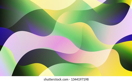 Wave Abstract Background. For Creative Templates, Cards, Color Covers Set. Vector Illustration