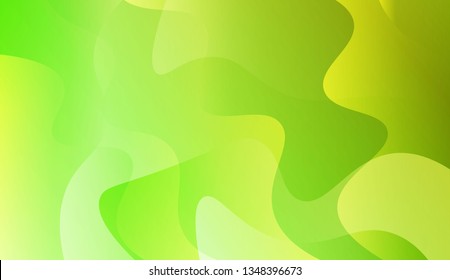 Wave Abstract Background. For Design Flyer, Banner, Landing Page. Vector Illustration with Color Gradient