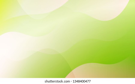 Wave Abstract Background. For Design Flyer, Banner, Landing Page. Vector Illustration with Color Gradient