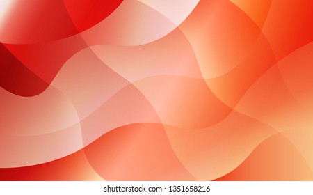Wave Abstract Background. For Design Flyer, Banner, Landing Page. Vector Illustration with Color Gradient