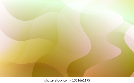 Wave Abstract Background. For Design Flyer, Banner, Landing Page. Vector Illustration with Color Gradient