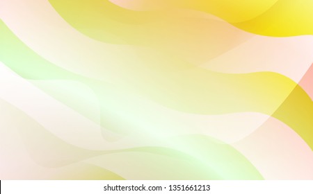 Wave Abstract Background. For Design Flyer, Banner, Landing Page. Vector Illustration with Color Gradient
