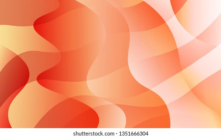 Wave Abstract Background. For Design Flyer, Banner, Landing Page. Vector Illustration with Color Gradient