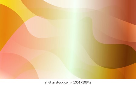 Wave Abstract Background. For Design Flyer, Banner, Landing Page. Vector Illustration with Color Gradient