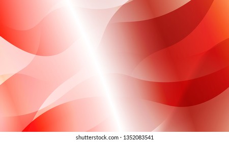 Wave Abstract Background. For Design Flyer, Banner, Landing Page. Vector Illustration with Color Gradient