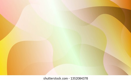 Wave Abstract Background. For Design Flyer, Banner, Landing Page. Vector Illustration with Color Gradient