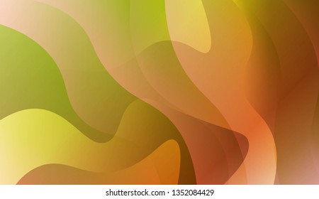 Wave Abstract Background. For Design Flyer, Banner, Landing Page. Vector Illustration with Color Gradient
