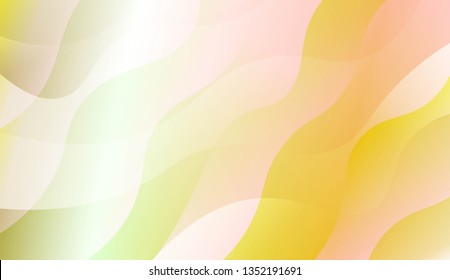 Wave Abstract Background. For Design Flyer, Banner, Landing Page. Vector Illustration with Color Gradient