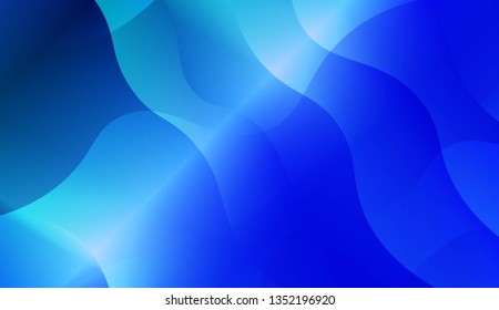 Wave Abstract Background. For Design Flyer, Banner, Landing Page. Vector Illustration with Color Gradient