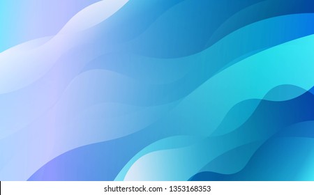 Wave Abstract Background. For Design Flyer, Banner, Landing Page. Vector Illustration with Color Gradient