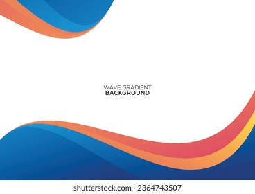wave abstract background design modern