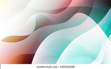 Wave Abstract Background. Design For Your Header Page, Ad, Poster, Banner. Vector Illustration.