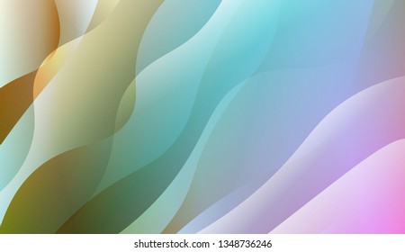 Wave Abstract Background. For Elegant Pattern Cover Book. Vector Illustration with Color Gradient
