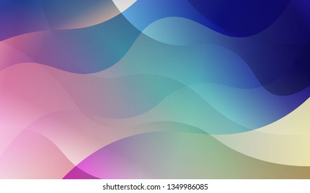 Wave Abstract Background. For Elegant Pattern Cover Book. Vector Illustration with Color Gradient