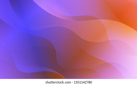 Wave Abstract Background. For Elegant Pattern Cover Book. Vector Illustration with Color Gradient