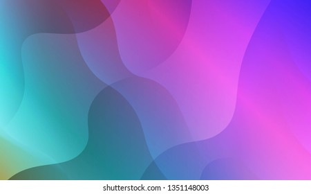 Wave Abstract Background. For Elegant Pattern Cover Book. Vector Illustration with Color Gradient