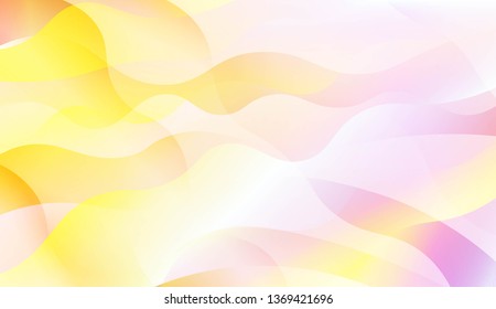 Wave Abstract Background. For Flyer, Brochure, Booklet And Websites Design Vector Illustration with Color Gradient