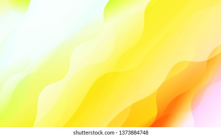 Wave Abstract Background. For Flyer, Brochure, Booklet And Websites Design Vector Illustration with Color Gradient