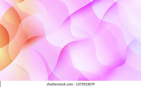 Wave Abstract Background. For Flyer, Brochure, Booklet And Websites Design Vector Illustration with Color Gradient