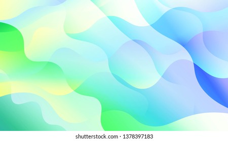 Wave Abstract Background. For Flyer, Brochure, Booklet And Websites Design Vector Illustration with Color Gradient