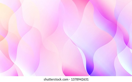 Wave Abstract Background. For Flyer, Brochure, Booklet And Websites Design Vector Illustration with Color Gradient