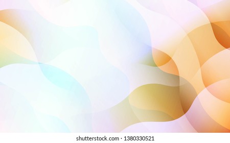 Wave Abstract Background. For Flyer, Brochure, Booklet And Websites Design Vector Illustration with Color Gradient