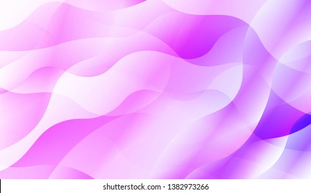 Wave Abstract Background. For Flyer, Brochure, Booklet And Websites Design Vector Illustration with Color Gradient