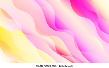 Wave Abstract Background. For Flyer, Brochure, Booklet And Websites Design Vector Illustration with Color Gradient