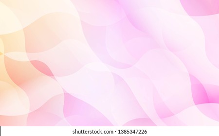 Wave Abstract Background. For Flyer, Brochure, Booklet And Websites Design Vector Illustration with Color Gradient